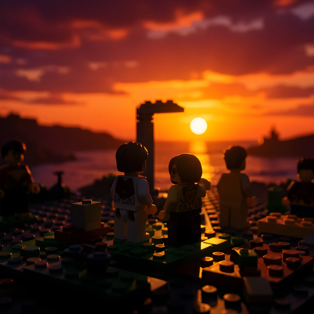 Lego Sunset Glow