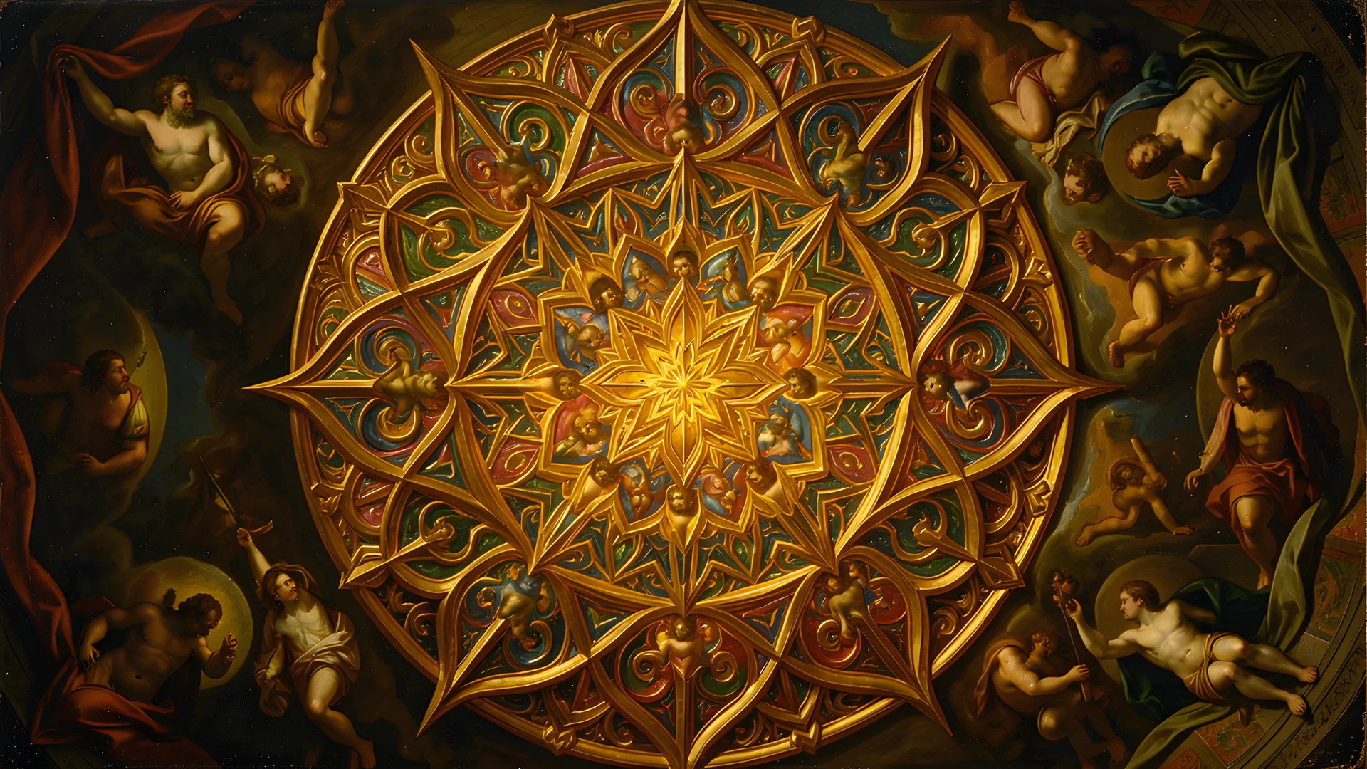 Glowing Golden Halo