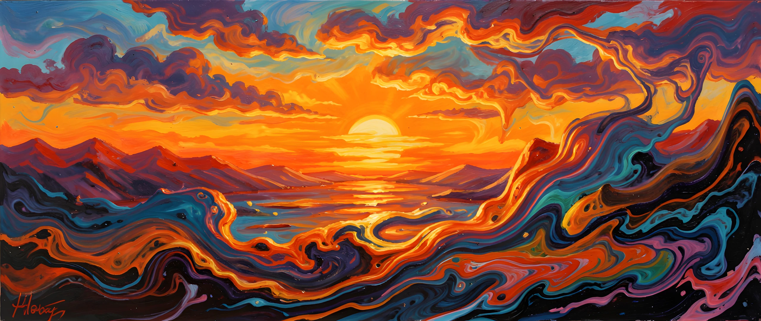 Vibrant Color Blooms