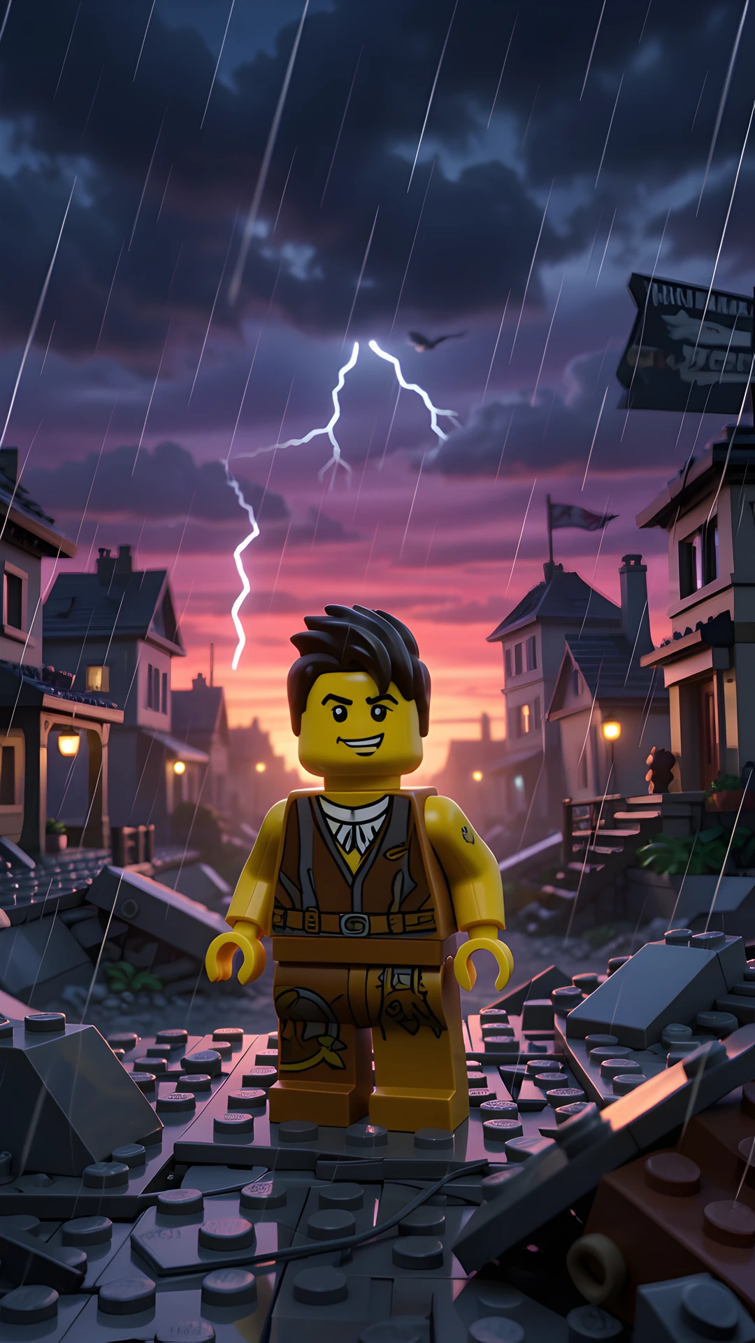 Lego Stormy Sunset