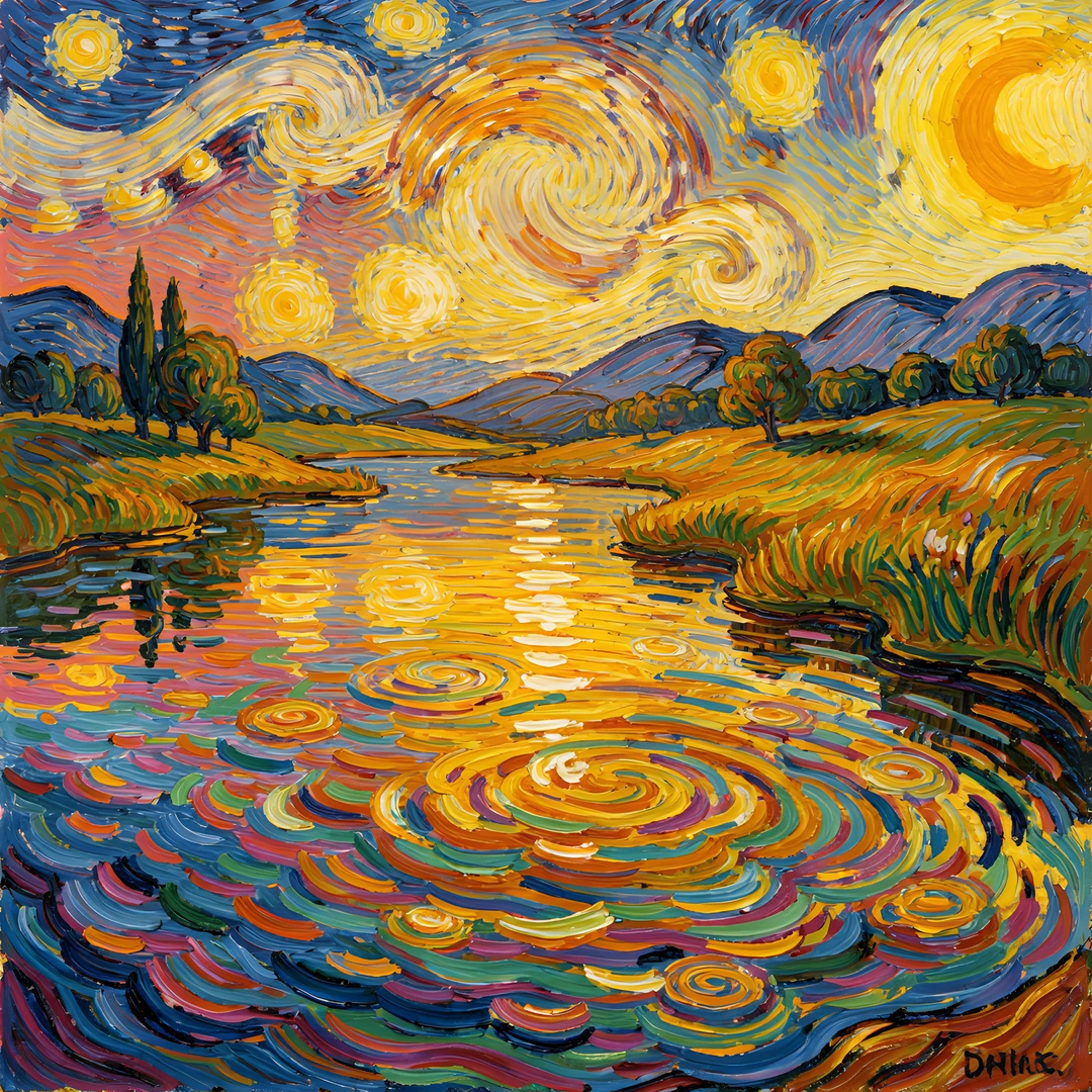 Impressionist Morning Glow