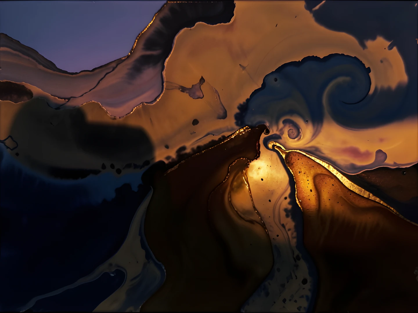 Golden Sunset Bloom