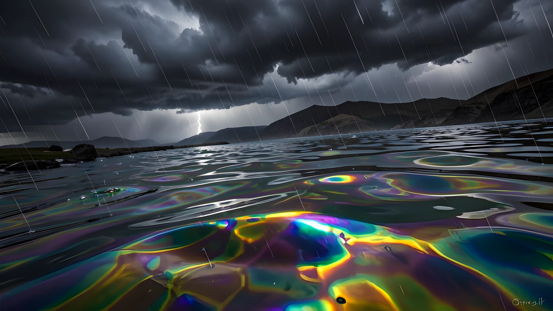Oceanic Oil Slick