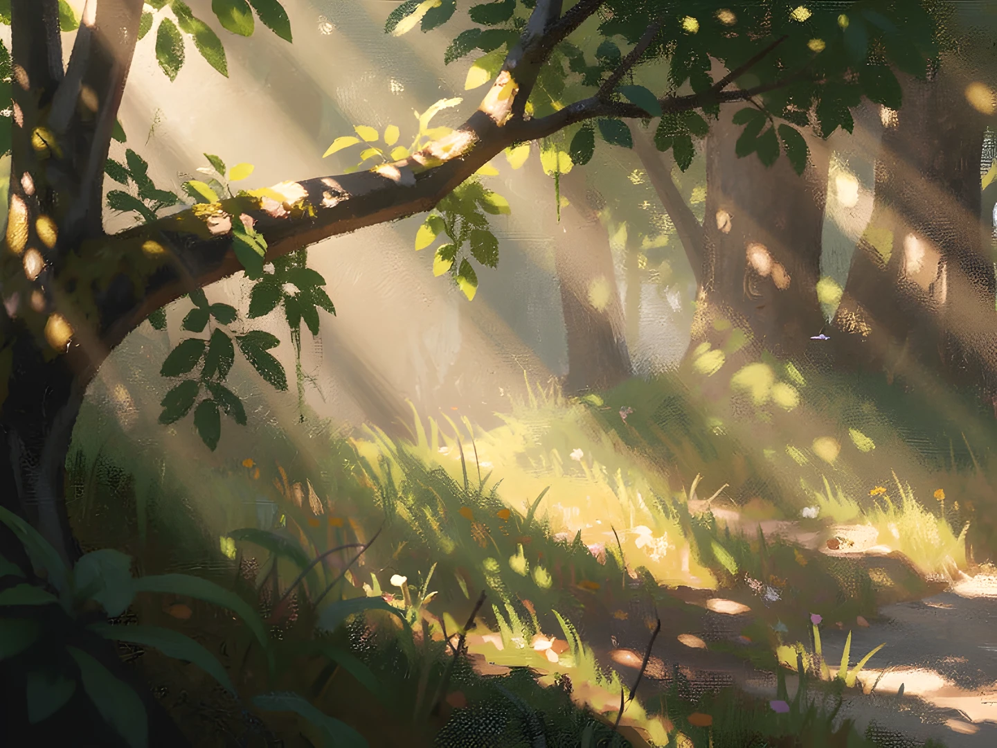 Impressionist Forest