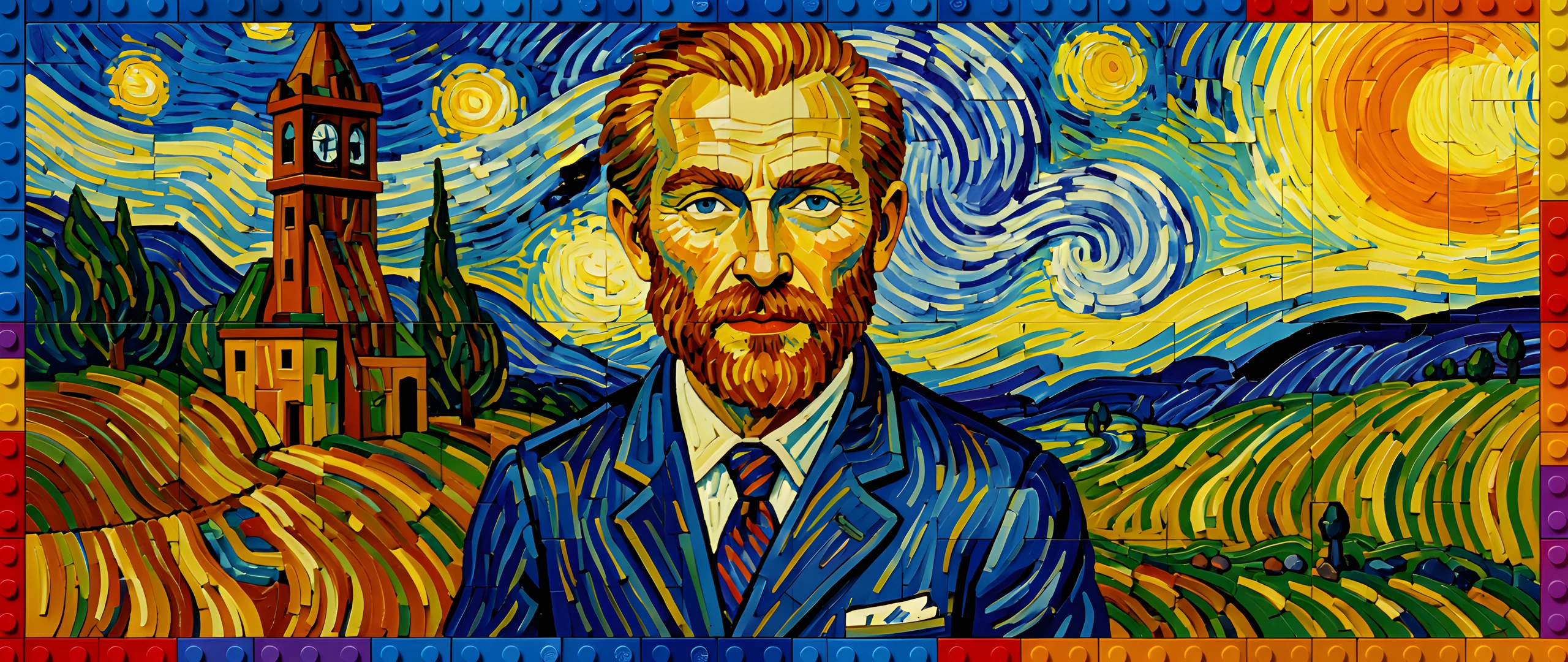Lego Starry Night