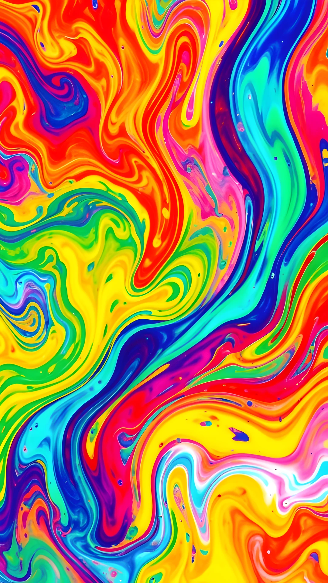 Vibrant Color Swirl