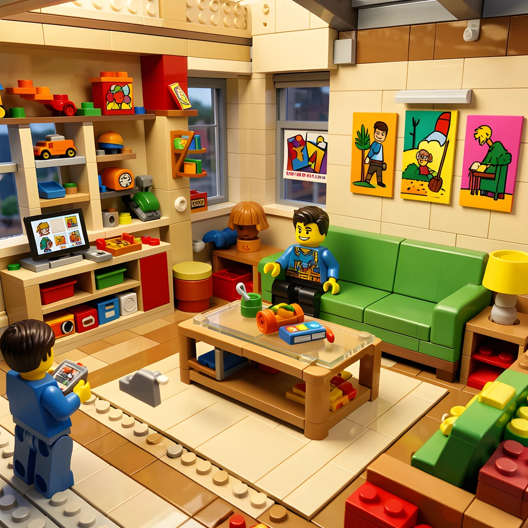 Lego Brick Mosaic