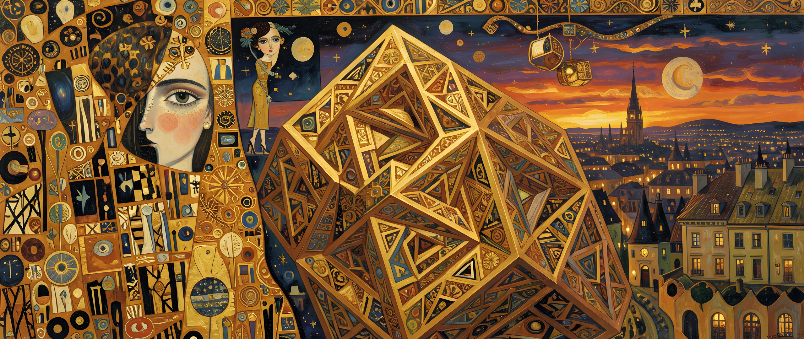 Mosaic City Landscape