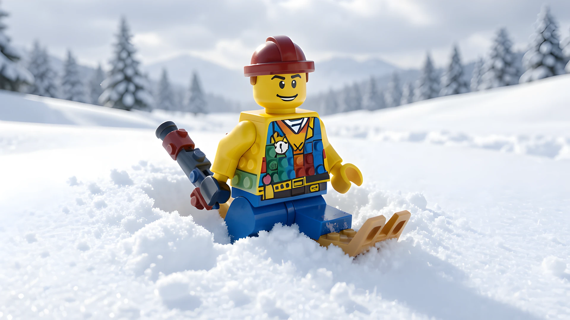 Lego Winter Scene