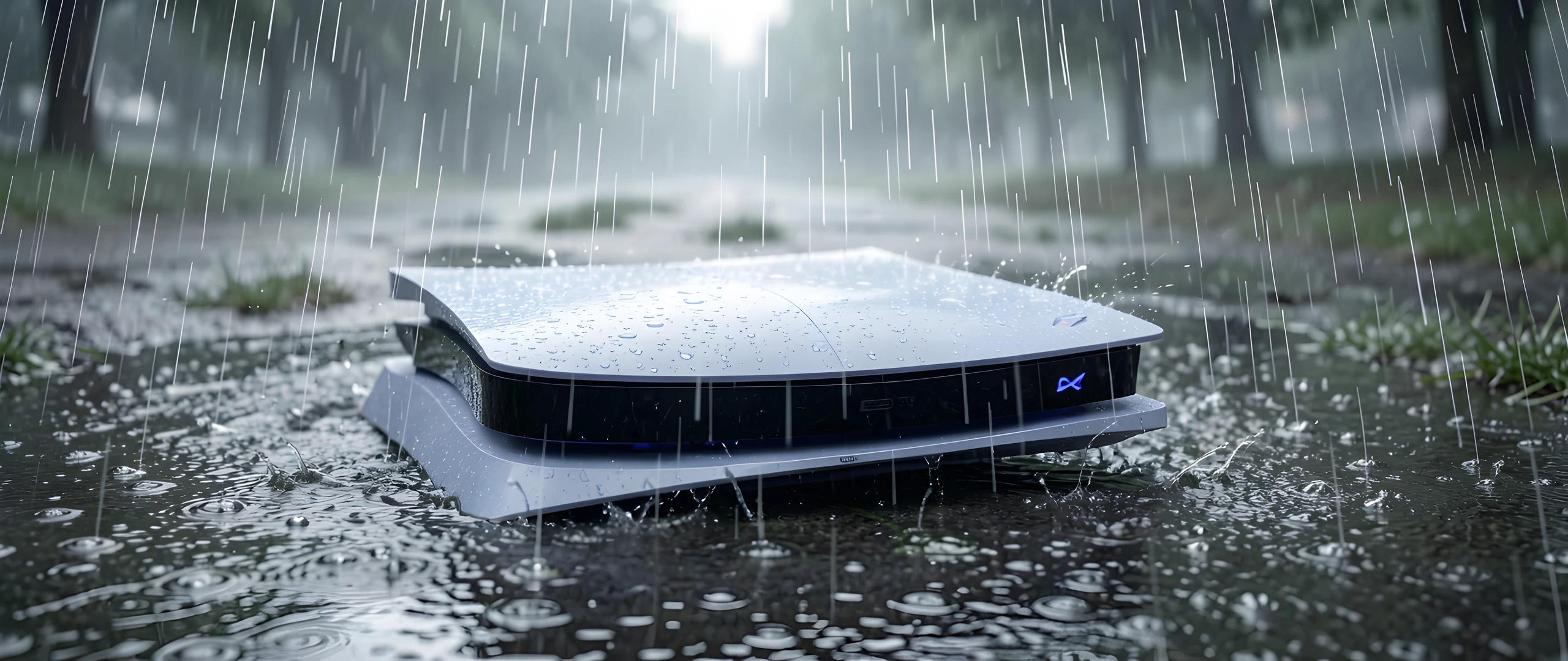 Rainy Console Scene