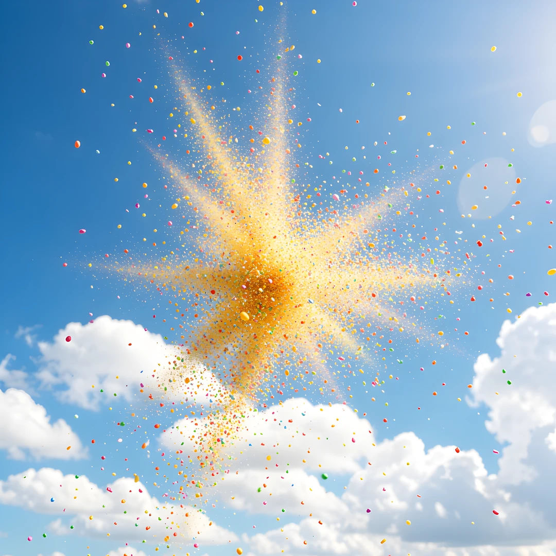Solar Flare Blast
