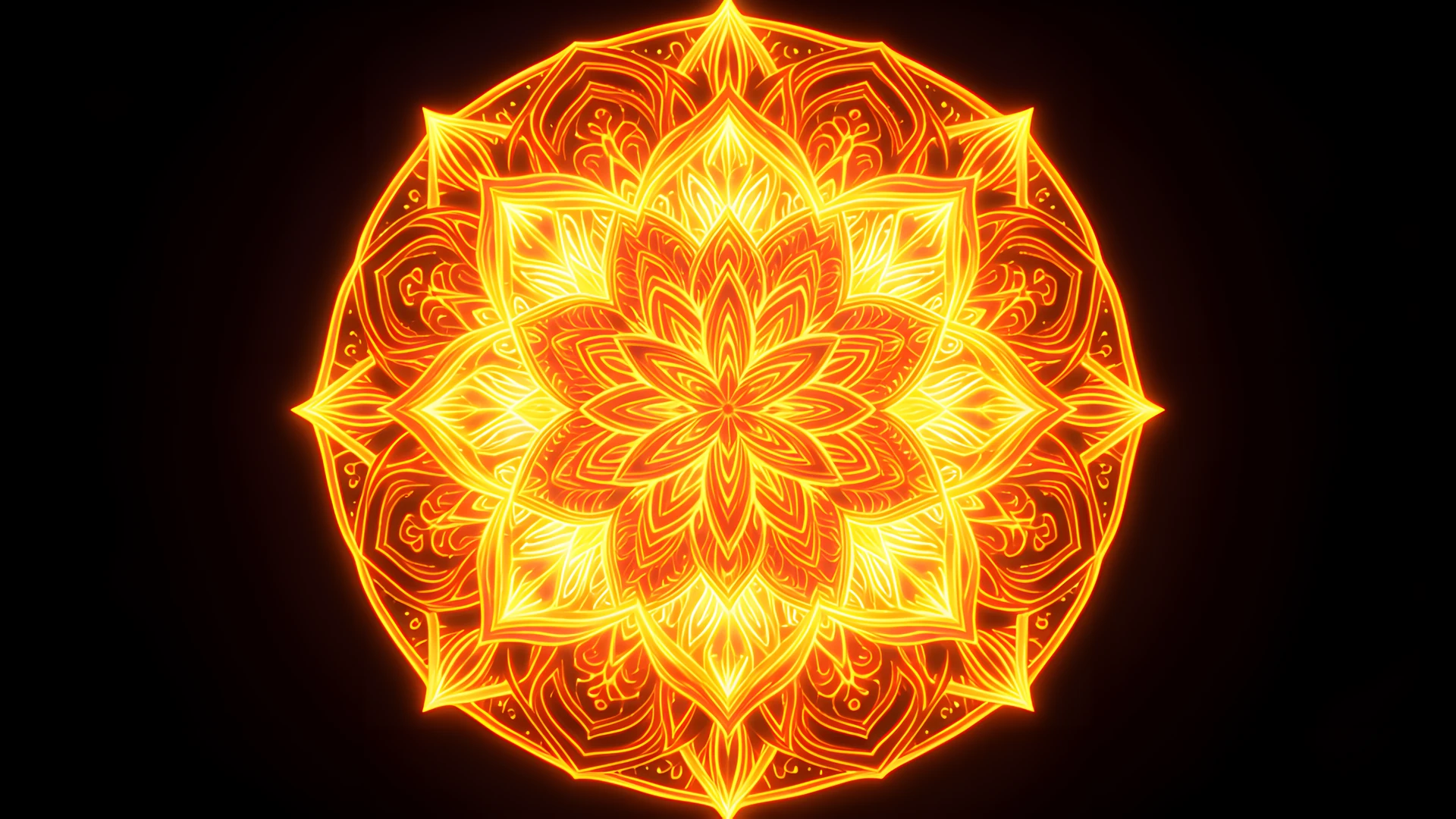 Glowing Sacred Circle