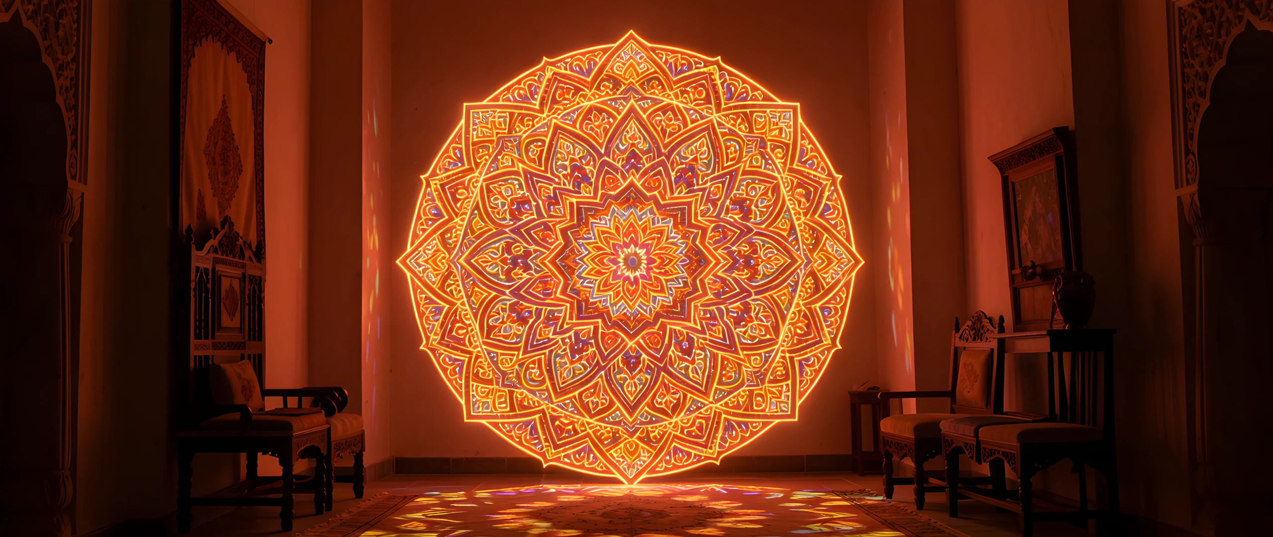 Glowing Mandalas