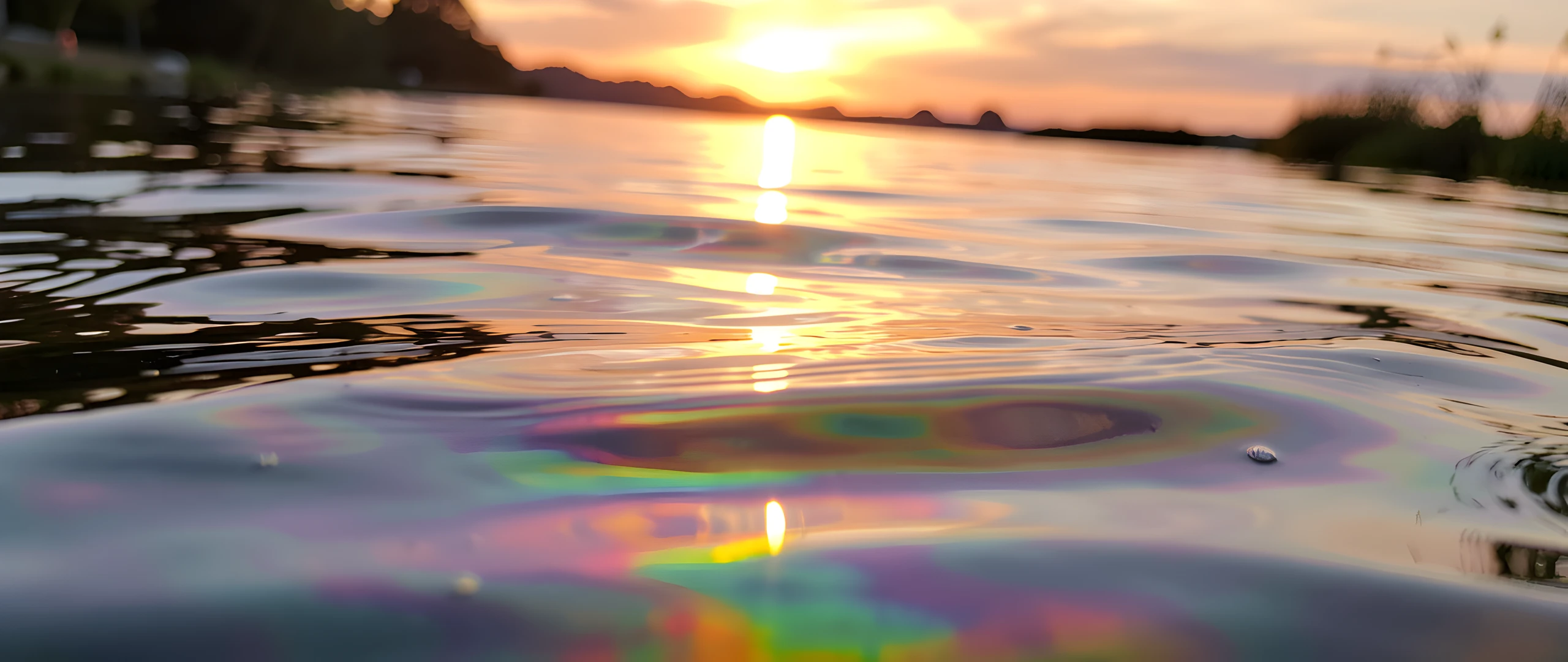 Rainbow Ocean Glow
