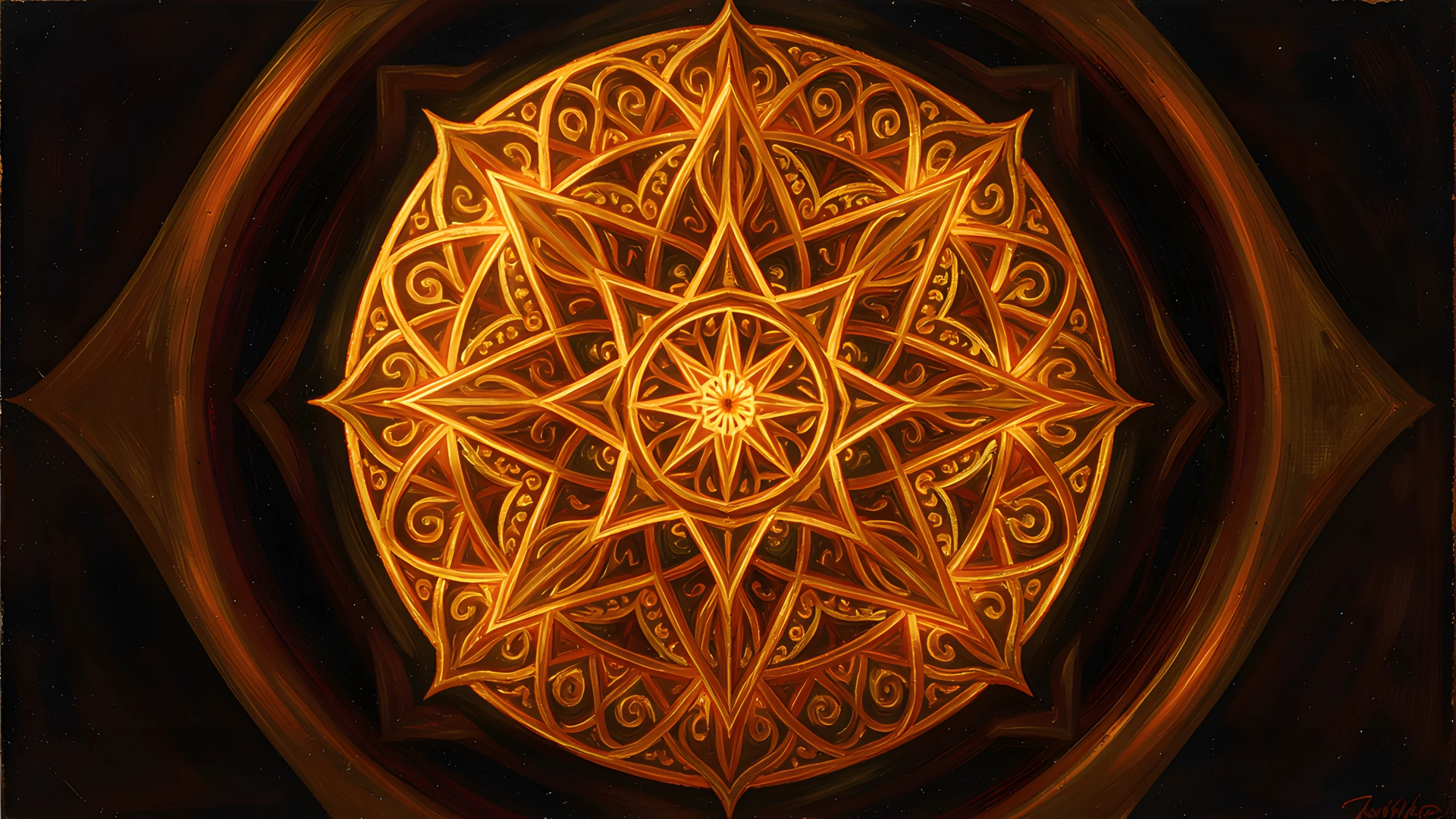 Glowing Art Piece