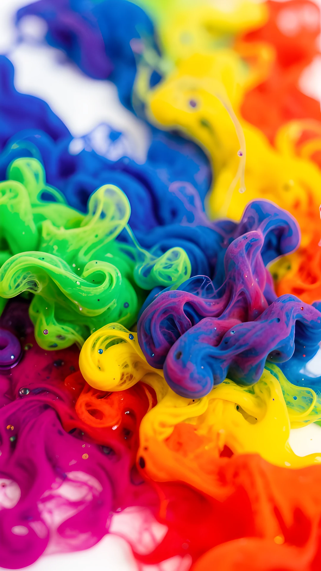Ink Droplet Closeup