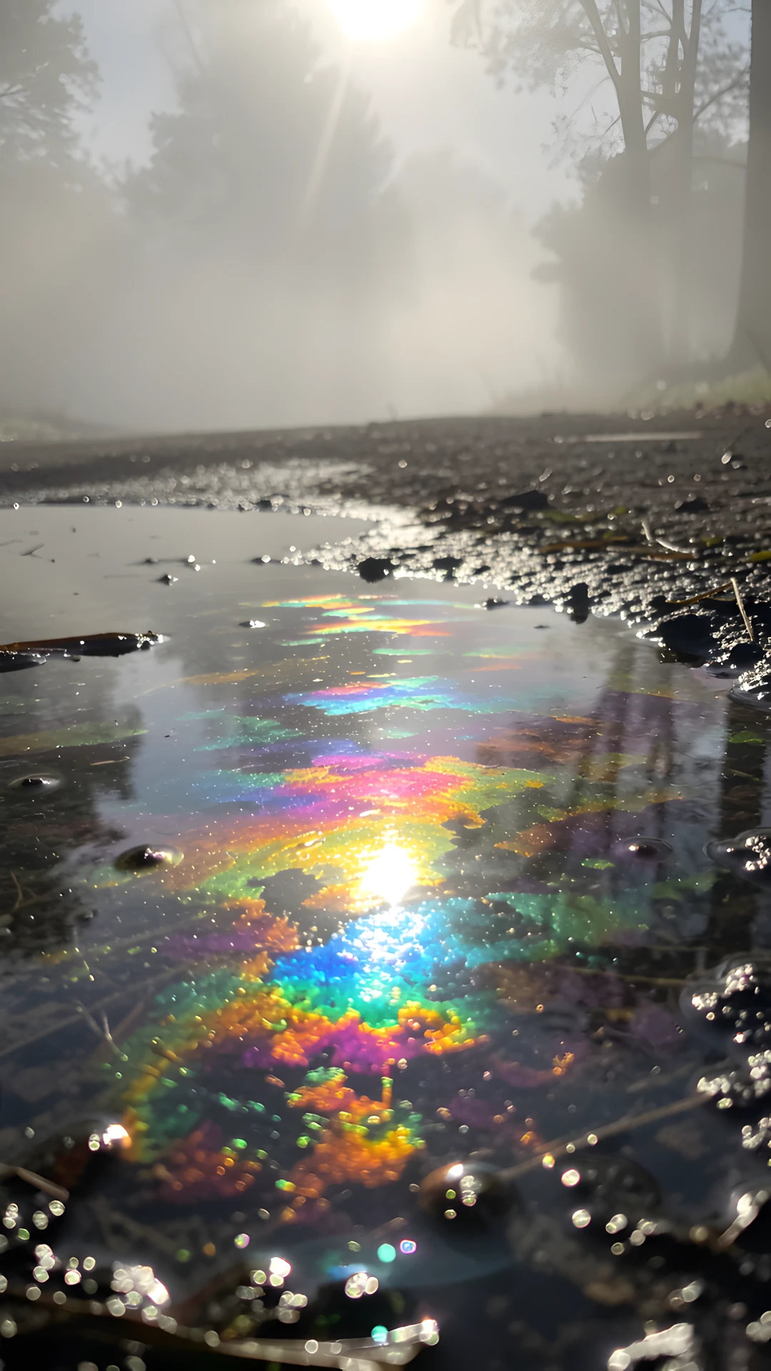 Rainbow Oil Slick