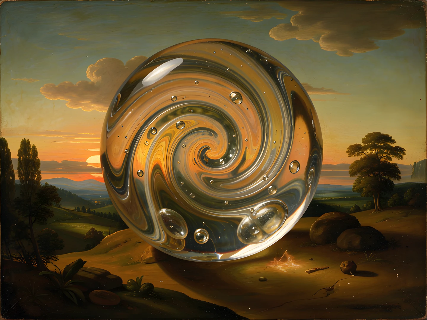 Raindrop Landscape