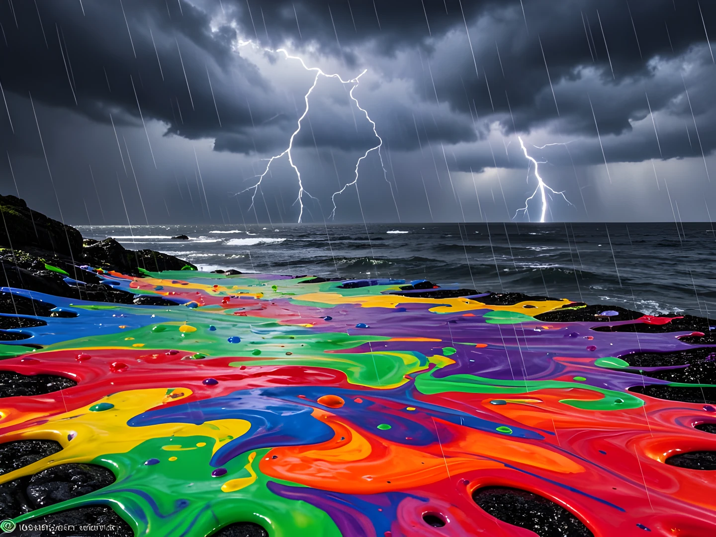 Abstract Art Storm