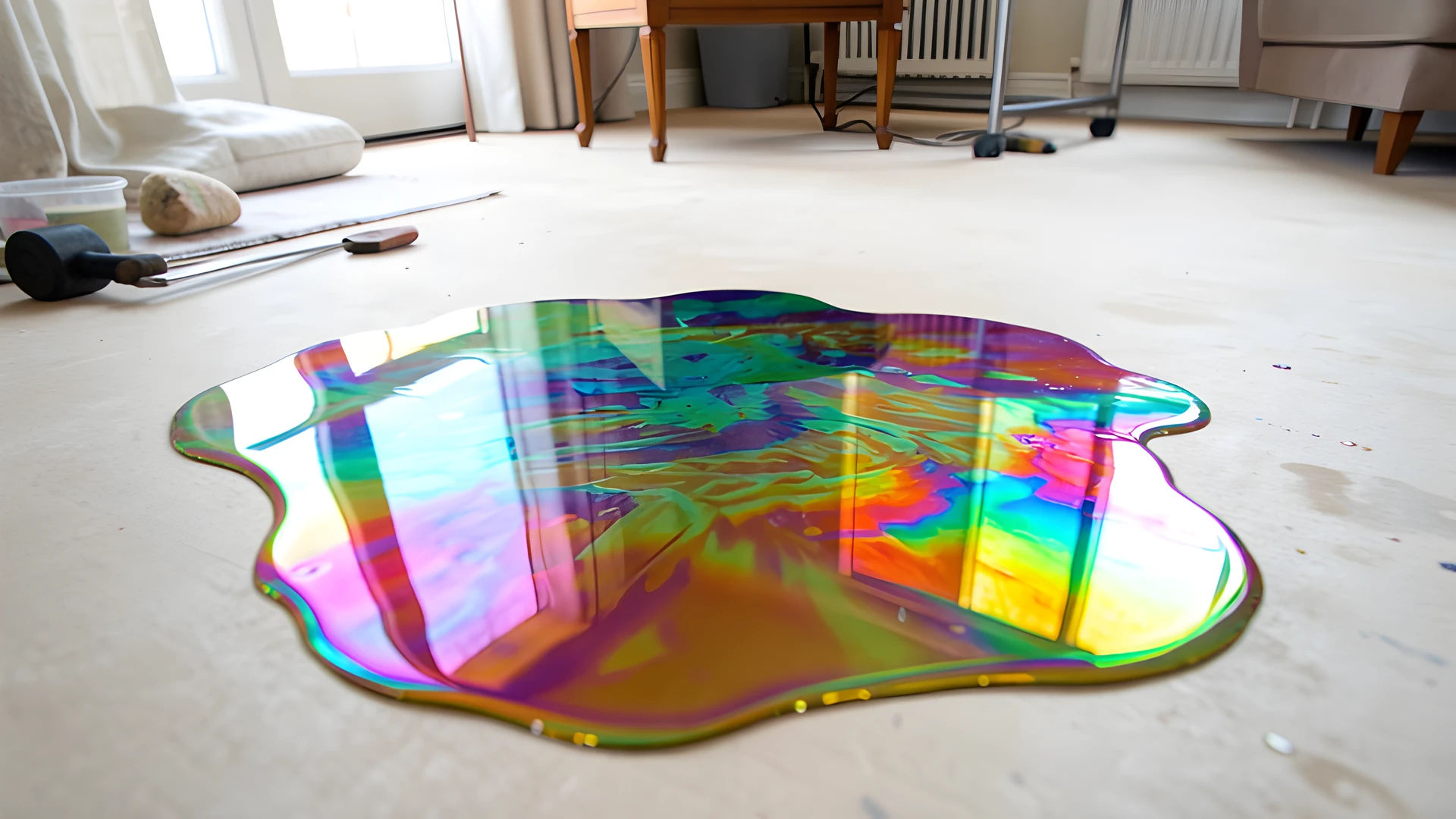 Rainbow Oil Slick