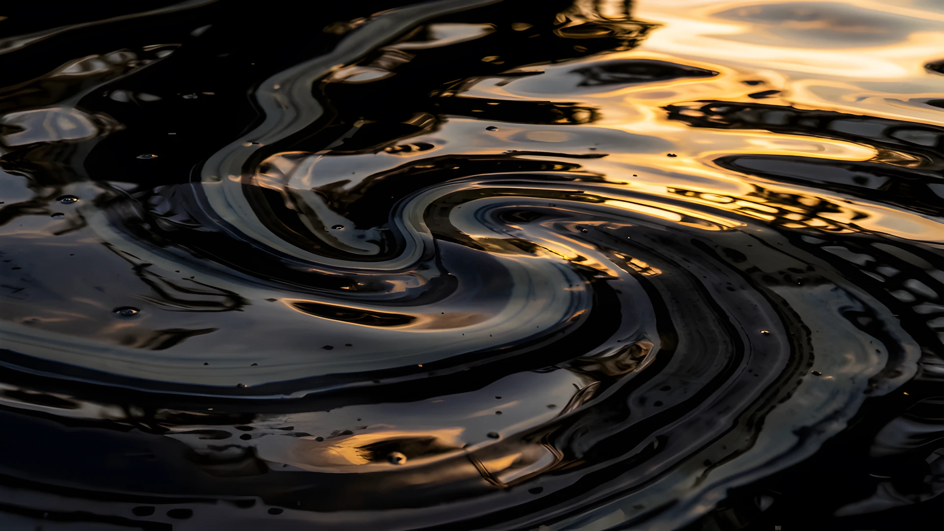 Golden Morning Swirl