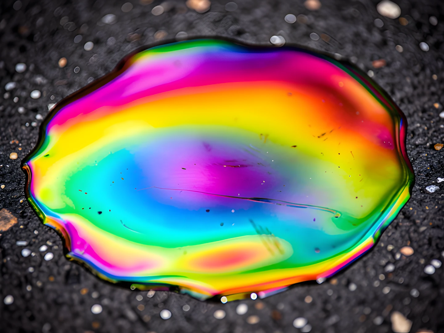 Rainbow Oil Slick