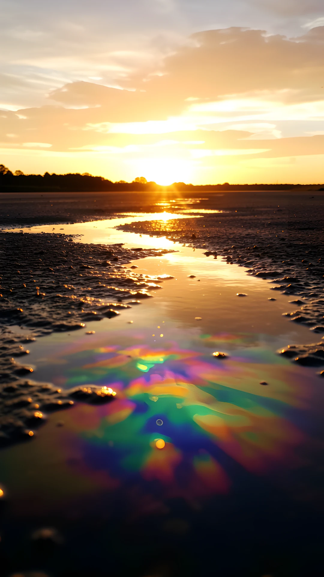 Rainbow Horizon Glow