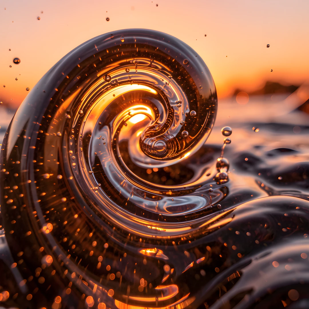 Marble Water Swirl