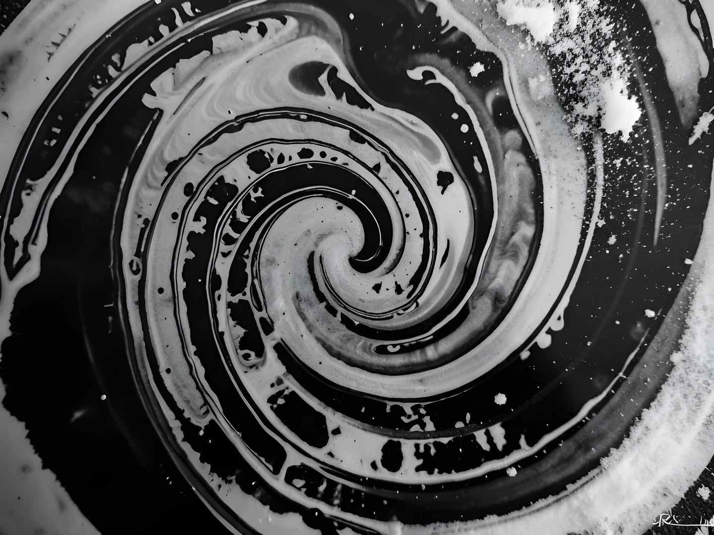 Dark Ink Swirls