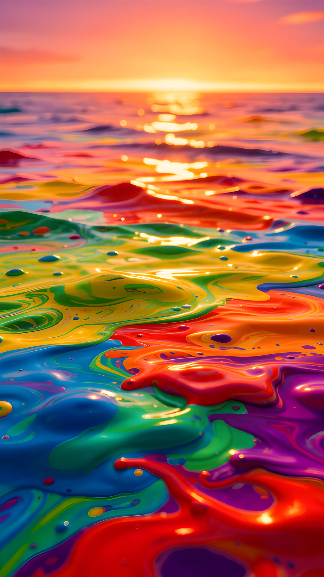 Vibrant Art Splash