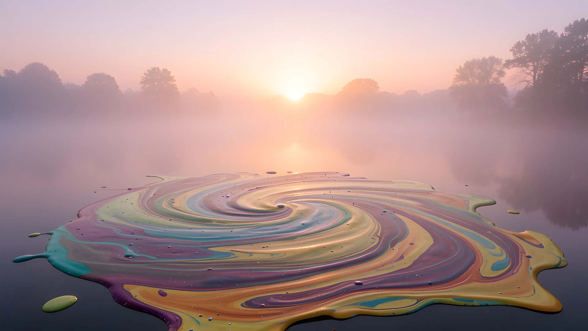 Morning Abstract Art