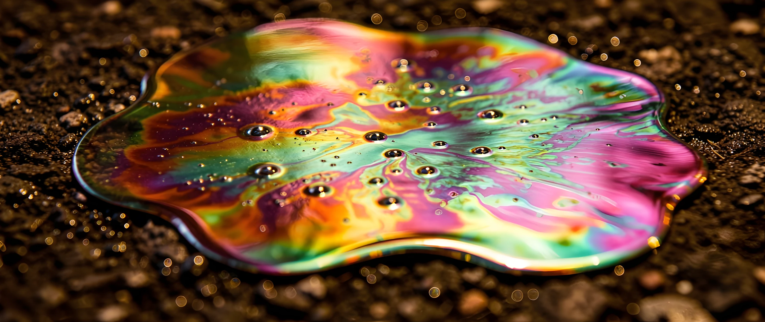 Rainbow Oil Sheen