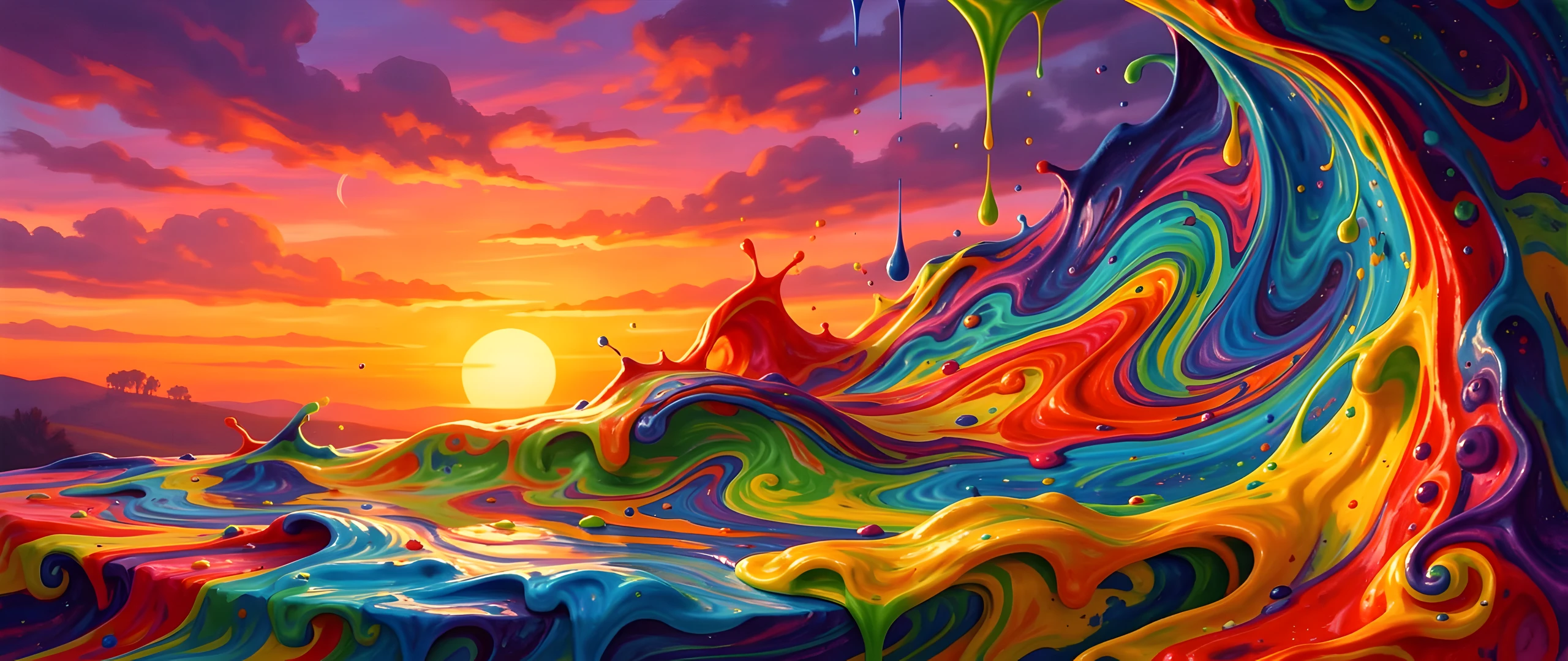 Vibrant Paint Splash
