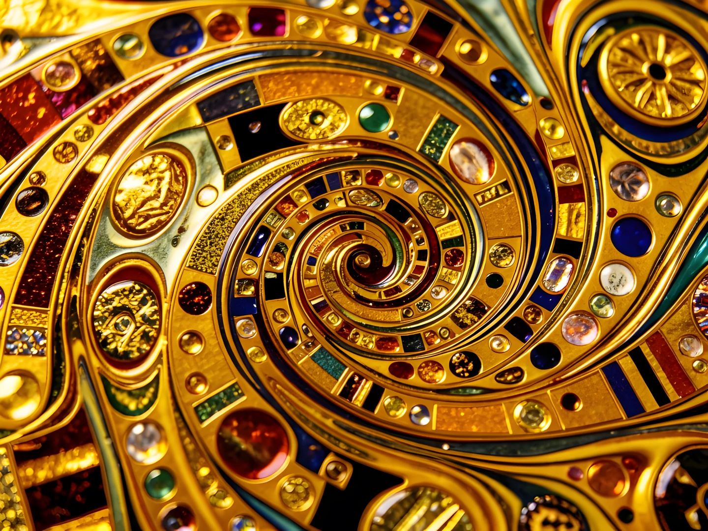 Golden Klimt Liquid