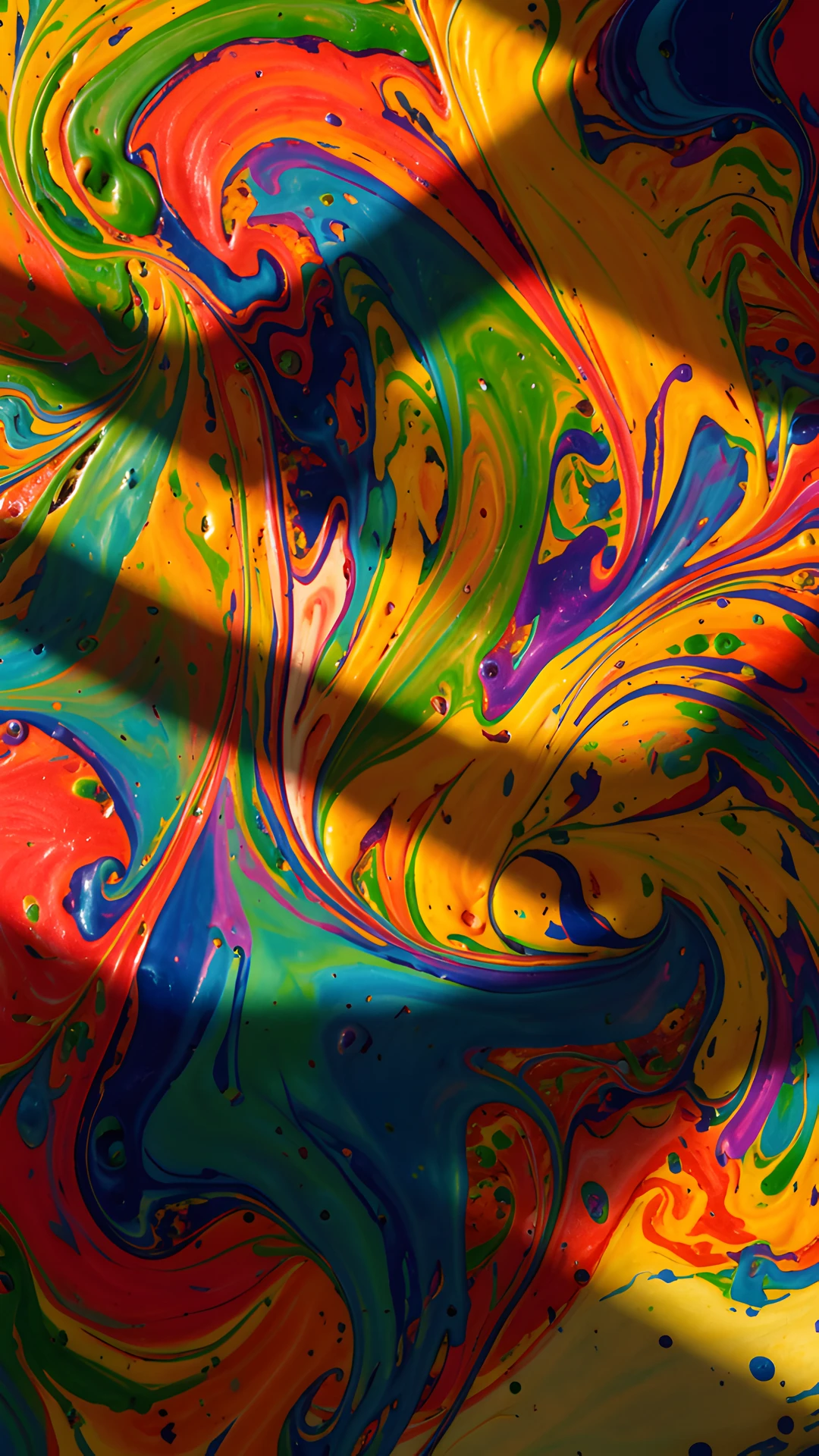 Golden Paint Flow