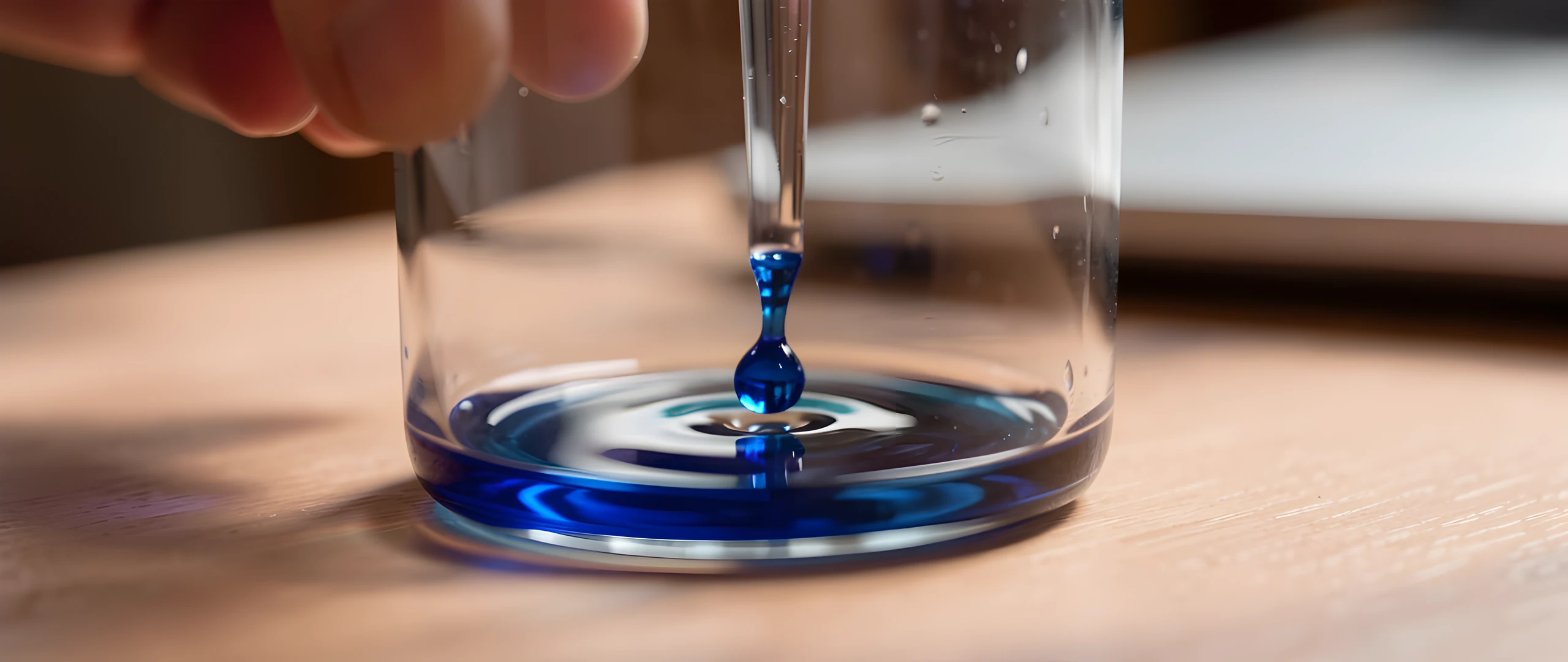 Ink Droplet Closeup