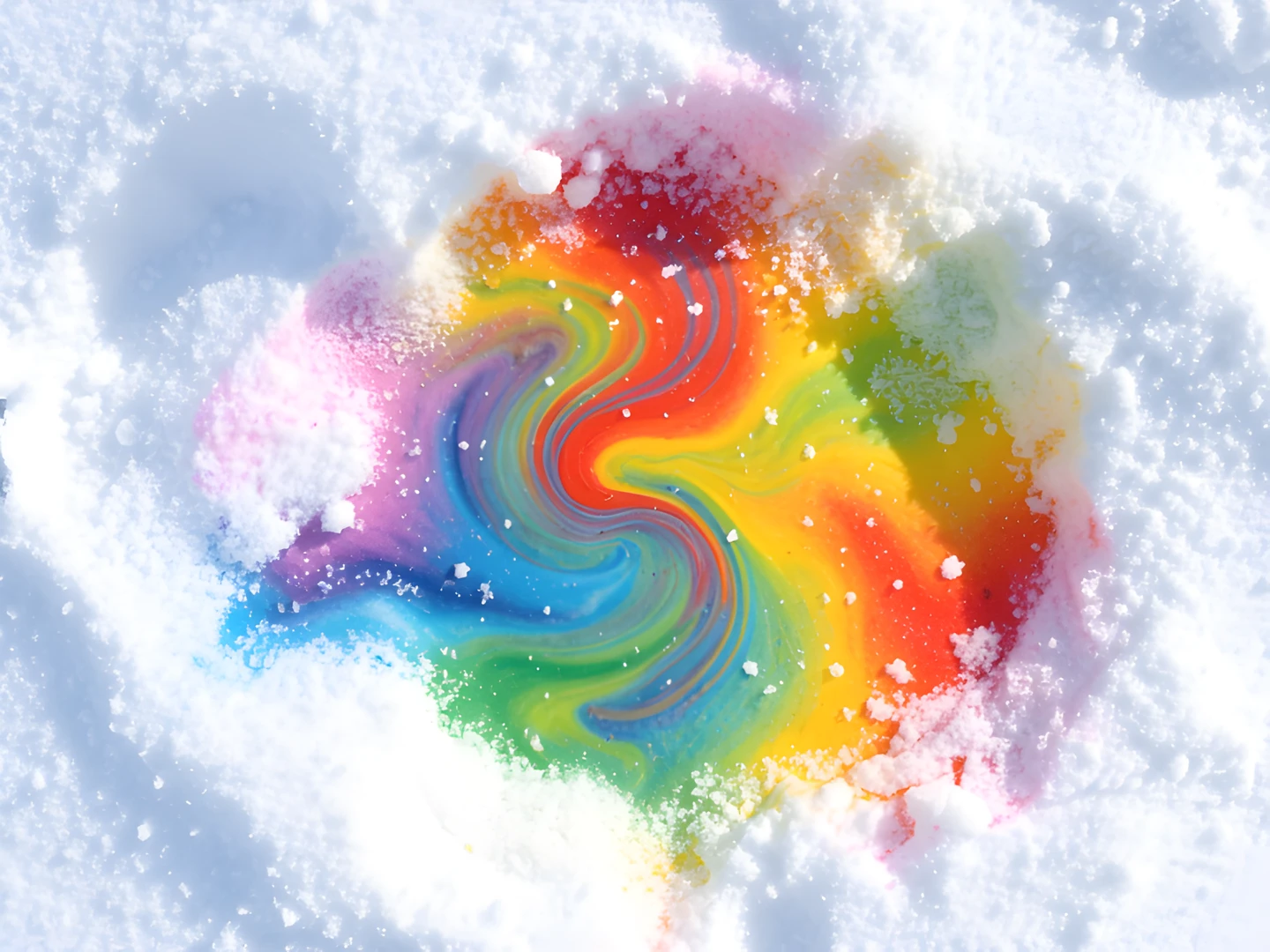 Soft Blended Swirls
