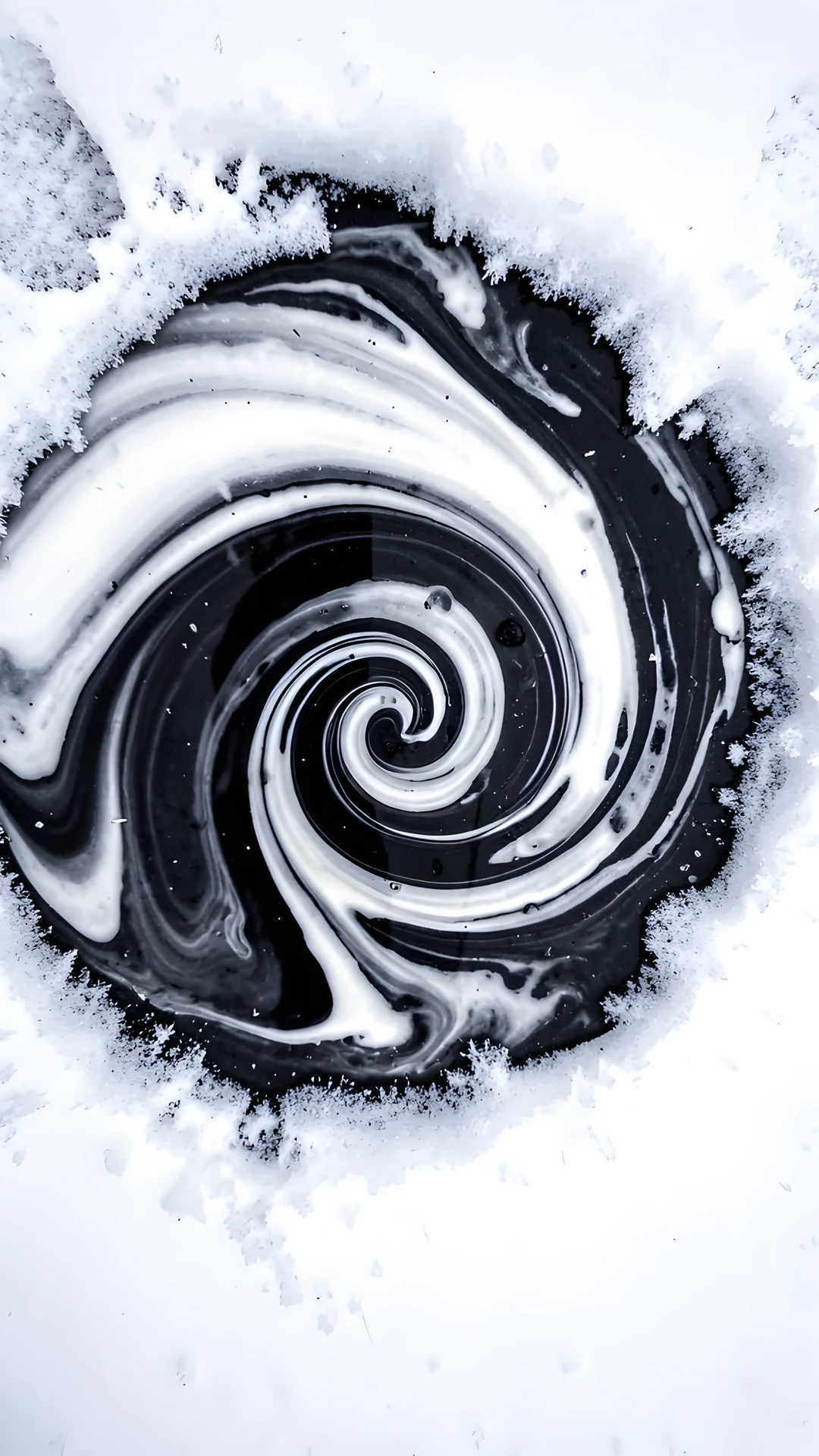 Frozen Ink Swirl