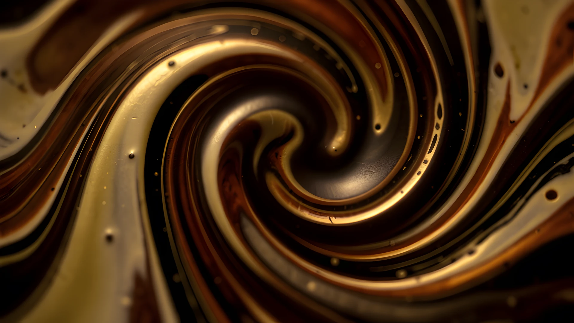 Golden Liquid Flow