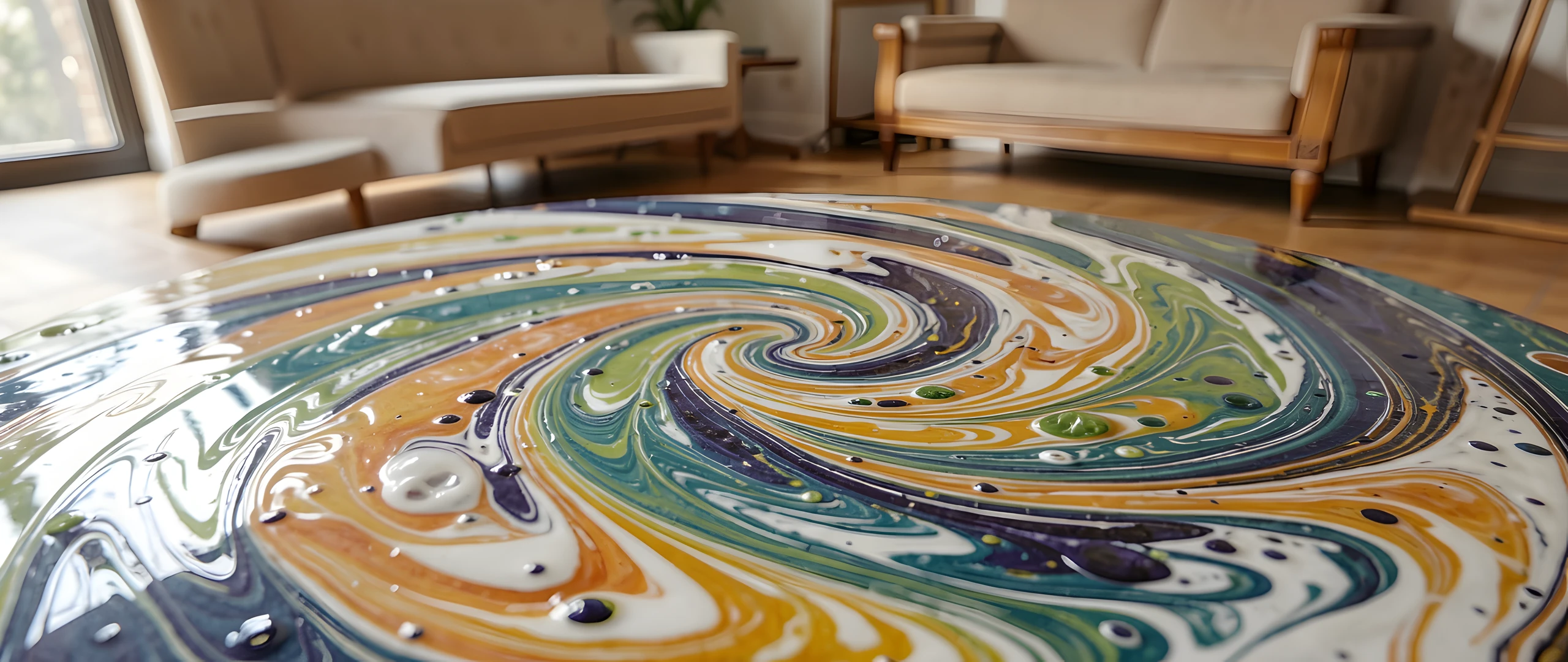 Marble Liquid Swirl