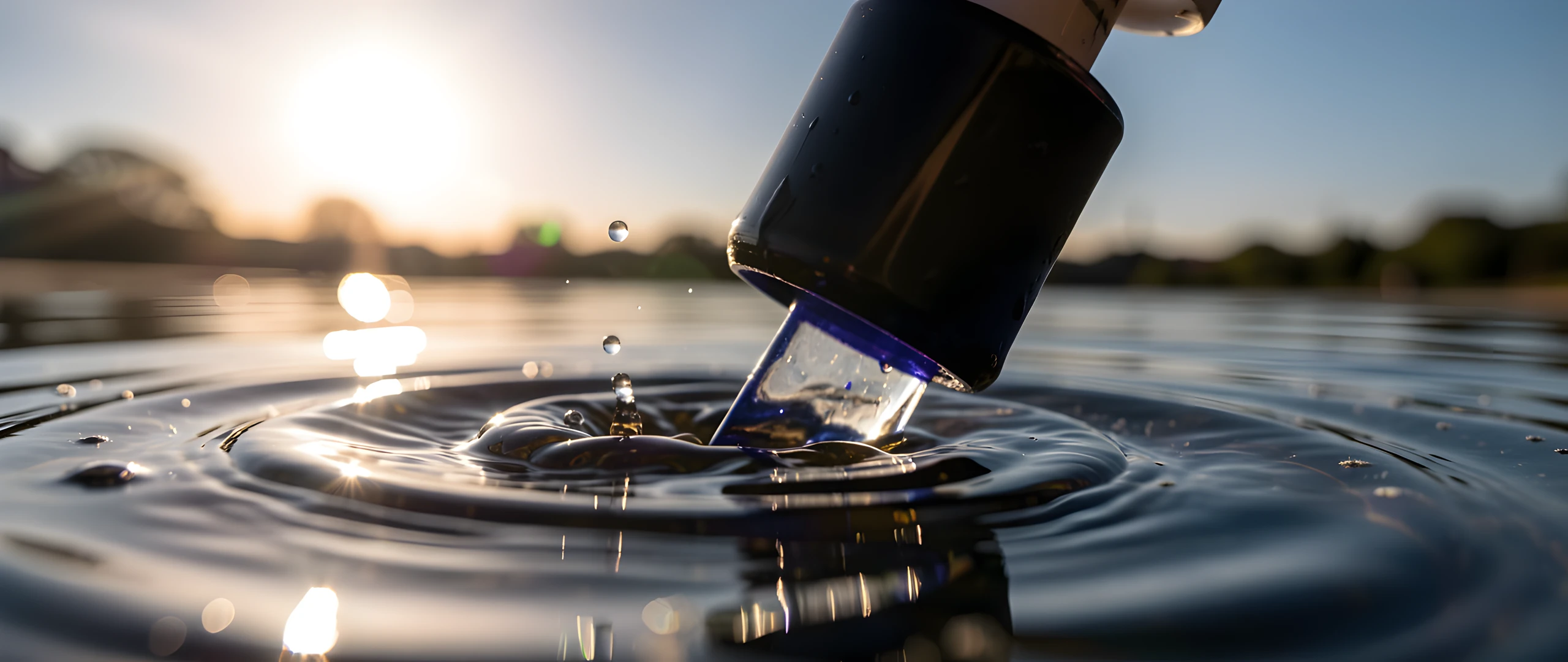 Dark Water Splashes