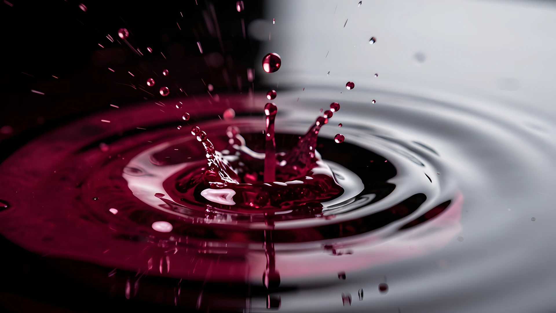 Ink Droplet Explosion