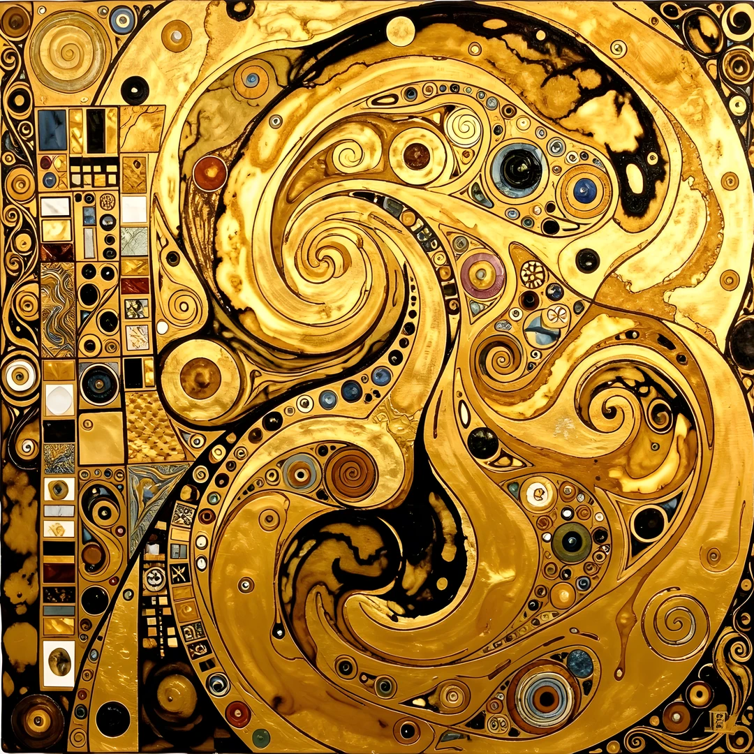 Golden Art Deco