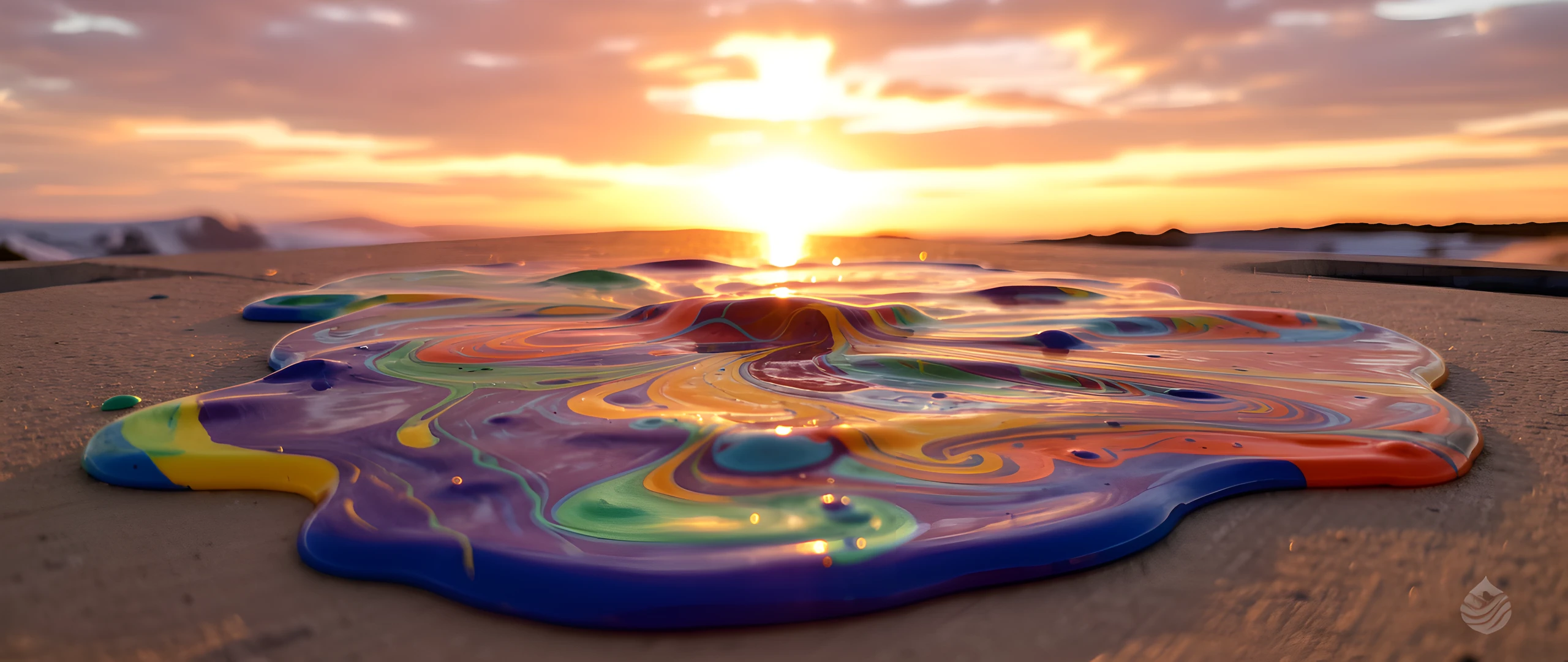 Droplet Morning Glow