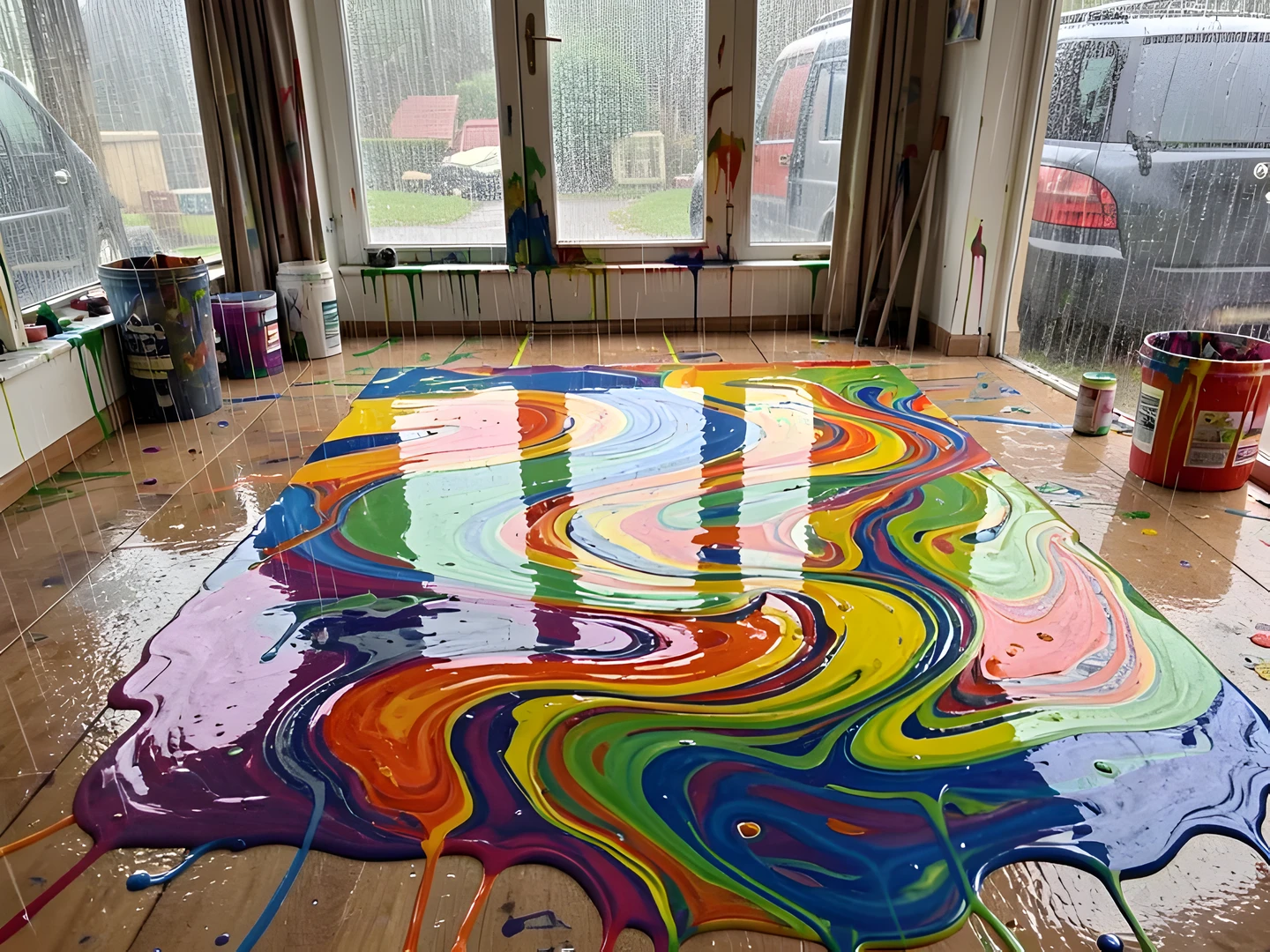 Rainy Art Drop