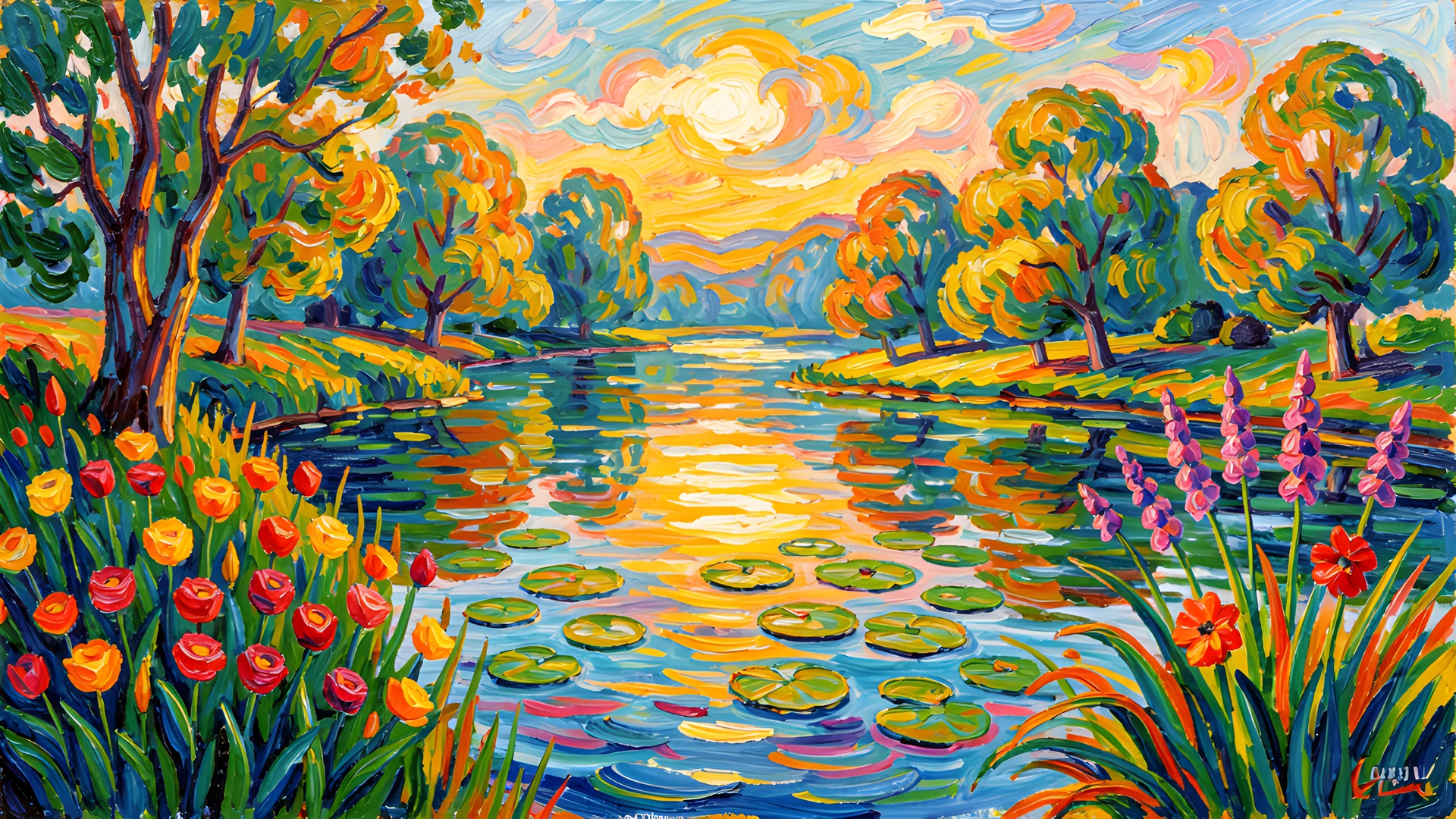 Impressionist Brushstrokes