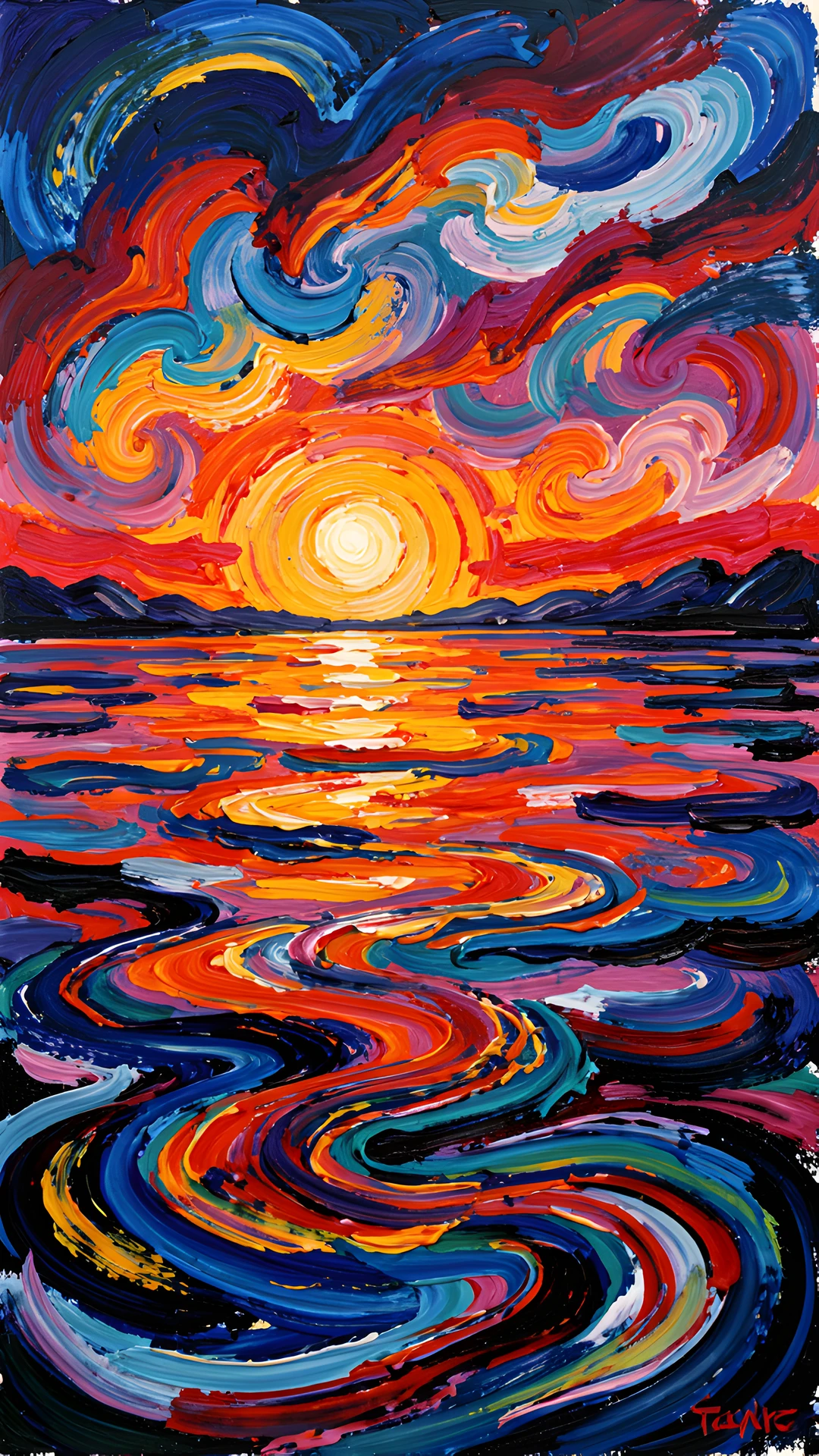 Impressionist Sunset