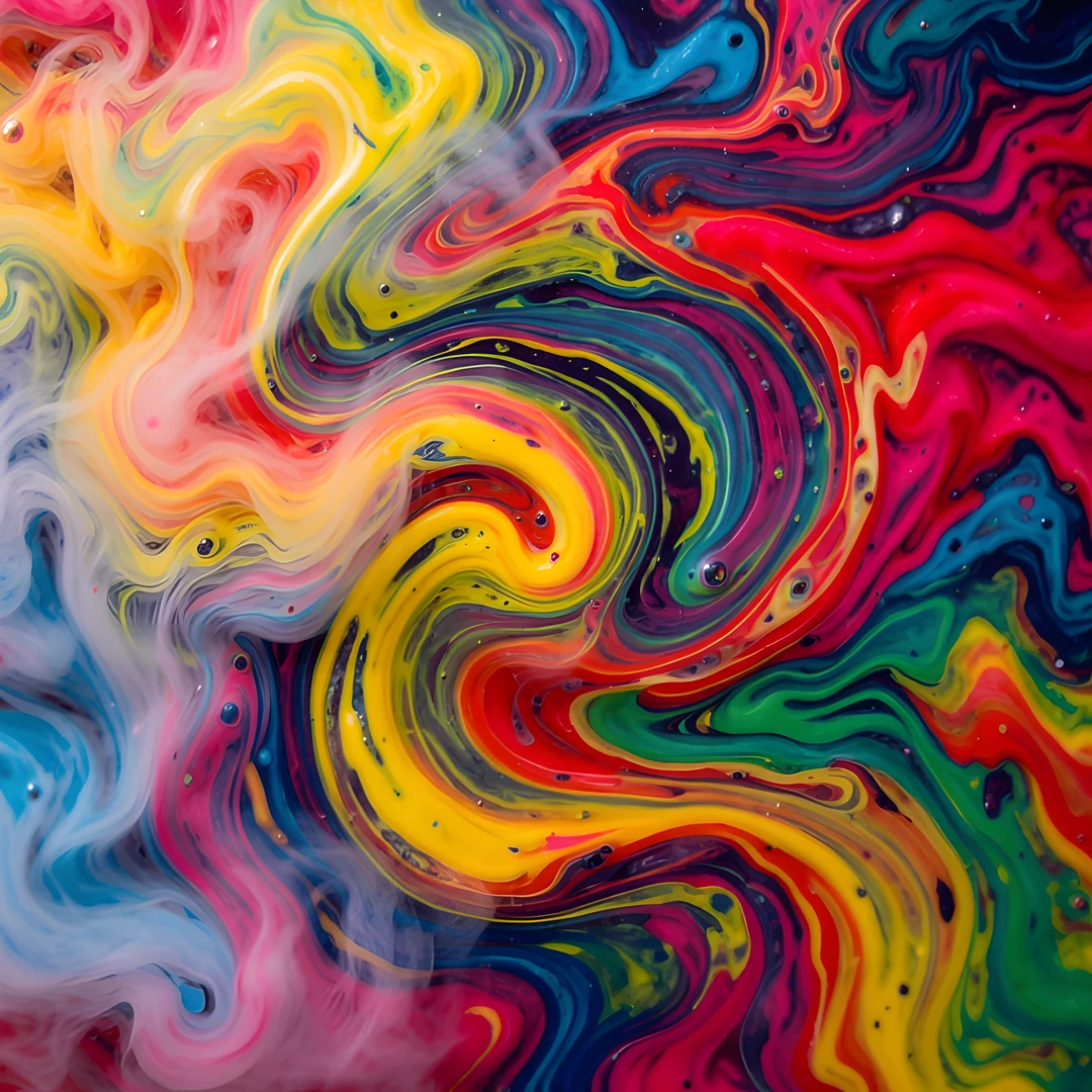 Liquid Color Swirl