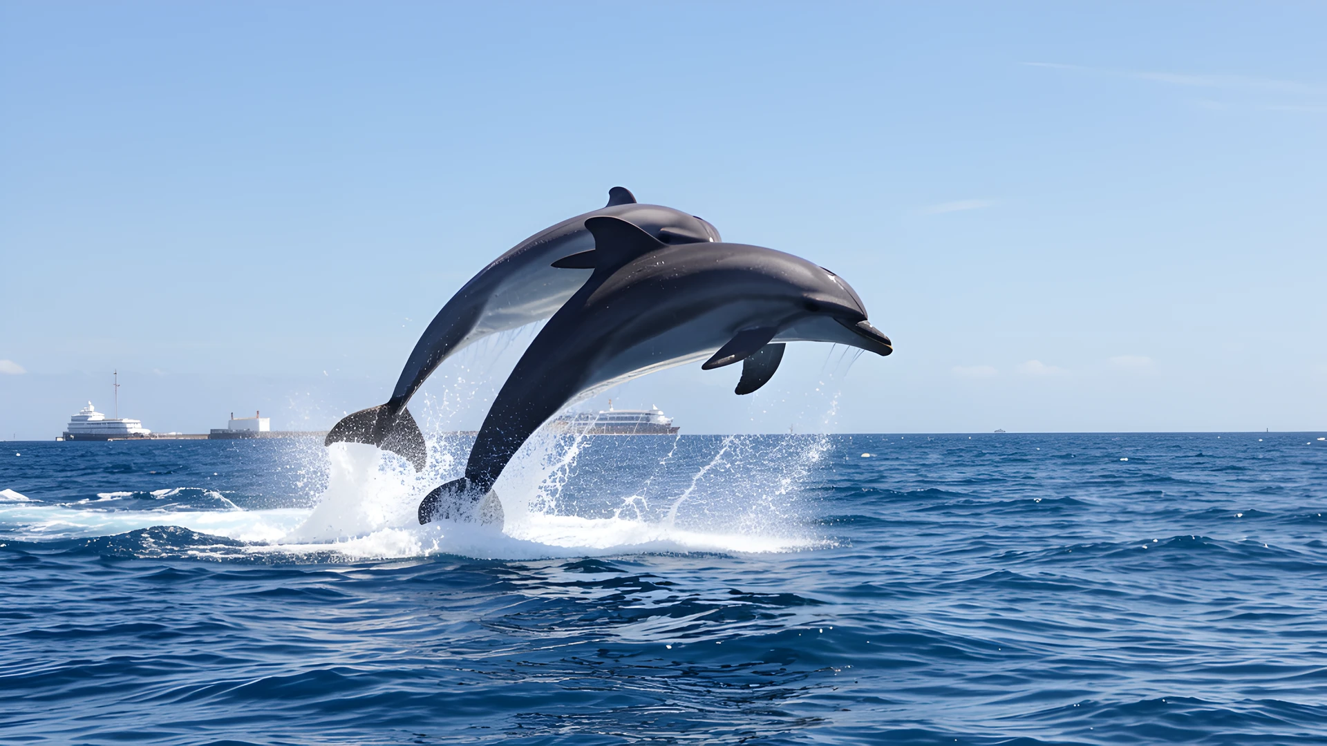 Dolphin Ocean Splash