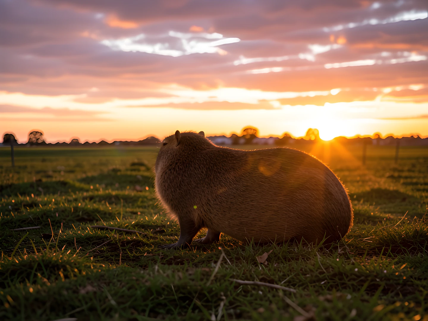 Furry Morning Sky